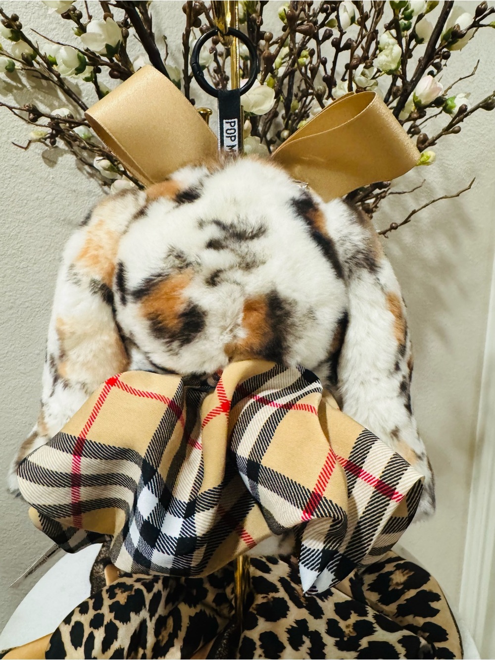 Custom Real Fur Leopard Labubu with Accessories - Picture 5 of 6